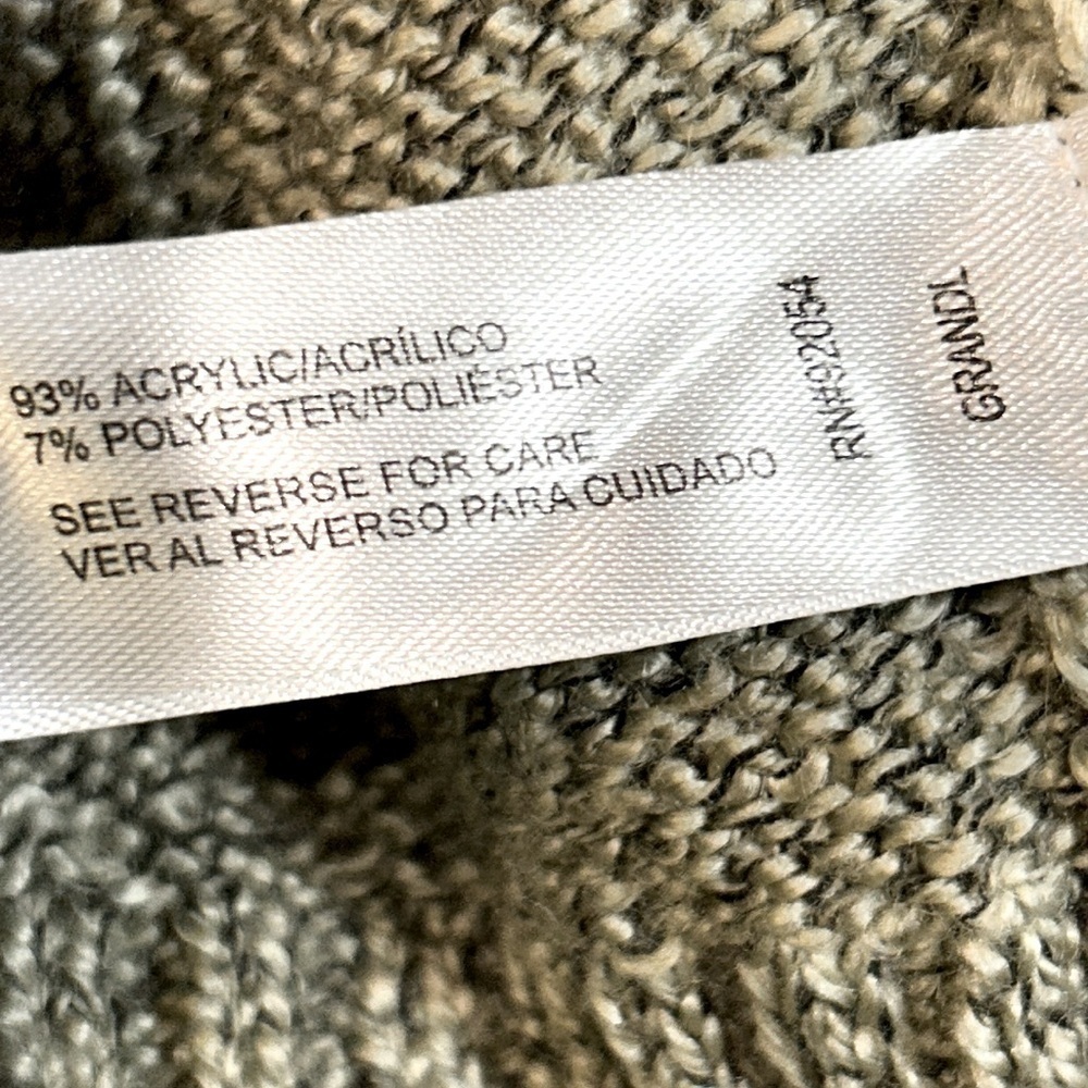 Carolyn Taylor Women’s Long Sleeve Green Sweater Button Detail Size L - Picture 4 of 5